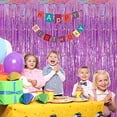 thumbnail image 4 of Paquete de 3 cortinas con flecos para decoración de fiestas, bodas, graduaciones, cumpleaños, eventos de Navidad, suministros para fiestas, 1*2 m Zhivalor CPB-SSW248-10, 4 of 5