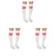 thumbnail image 1 of Qarigey 1 par de calcetines de fútbol Hasta la rodilla Calcetín de fútbol de verano Mantener caliente Clima frío Protección del tobillo Deportes Type1 NO1 Qarigey CBP215304, 1 of 6