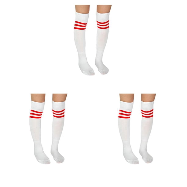 Qarigey 1 par de calcetines de fútbol Hasta la rodilla Calcetín de fútbol de verano Mantener caliente Clima frío Protección del tobillo Deportes Type1 NO1 Qarigey CBP215304