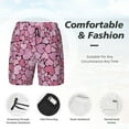 thumbnail image 3 of Balery Sweet Heart Bañador para hombre, shorts de playa de secado rápido con entrepierna y forro de compresión-XX-Large, 3 of 6