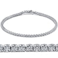 thumbnail image 1 of 3ct. Round Cut Diamond Tennis Bracelet In 14k White Gold 7", 1 of 4