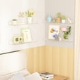 thumbnail image 5 of Wall mounted shelf, 15 inch children's floating bookshelf, bathroom, bedroom, living room, kitchen, room decoration, transparent display shelf organizer, 5 of 7