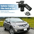 thumbnail image 2 of Unique Bargains 1 Set No.21517JP00A/214308991A Engine Radiator Coolant Filler Neck with Radiator Cap for Nissan Quest, 2 of 7