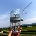 thumbnail image 2 of jileijar 1PC Whale Water Cup 260ml Children Water Spray Cup Mug Baby Straw 2024 M6X0, 2 of 3