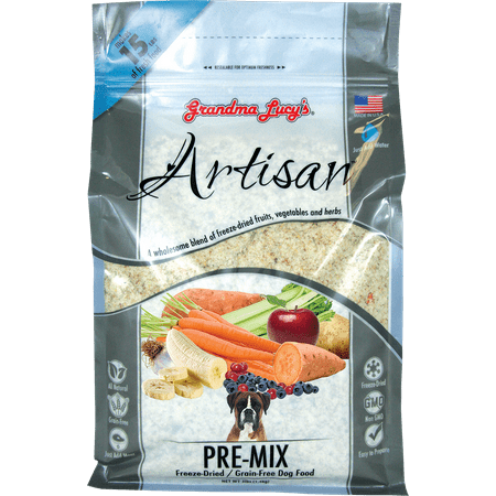 UPC: 0884308730117 | Grandma Lucy s Artisan Grain-Free Freeze-Dried Dog Food Pre-Mix 3-lb bag