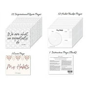 FeroniArt Habit Tracker Inserts 8 x 10 Planners & Appointment Book, 30 Pages, 30 Count Pack