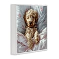 thumbnail image 3 of Stupell Industries Cottage Nap Time Cuddling Labradoodle White Framed Giclee Art, 24 x 24, by Jim Baldwin, 3 of 8