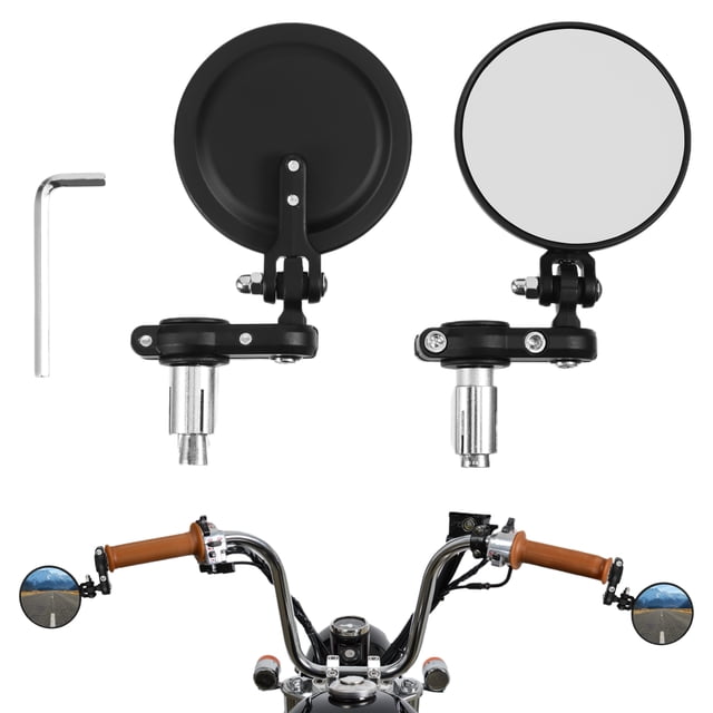 tamizeot 2 Pcs Résistant à la Corrosion Rétroviseur de Guidon de Moto Résistant aux Chocs et à la Corrosion