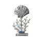 thumbnail image 4 of Figuras de playa de madera, adornos artesanales, decoración de escritorio, manualidades, figuras para encimeras. caparazón, 4 of 9