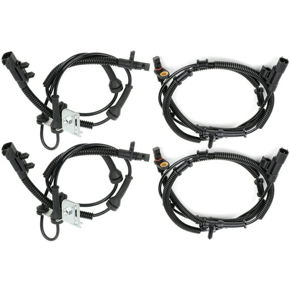 ECCPP Right Rear Left Rear ABS Wheel Speed Sensor ABS Sensor fit for 2011-2014 for Chrysler 200 2007-2010 for Chrysler Sebring Set of 2