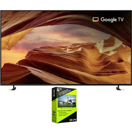 Sony KD75X77L X77L 75 Inch 4K HDR LED Smart TV with Google TV 2023 Bundle with 4 YR CPS Enhanced Protection Pack