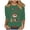 Green, variant on Womens Tops 2024 Funny Christmas Long Sleeve Shirts Crew Neck Dressy Tshirt Casual Loose Blouse Black L