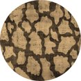 thumbnail image 1 of Ahgly Company Indoor Round Persian Brown Bohemian Area Rugs, 3' Round, 1 of 4