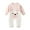 PK1, variant on Long Sleeve Onesies Girl Newborn Footless Pjs Bodysuit Jumpsuits With Button Long Sleeve Rompers Overall Baby Pajamas PK2 6 Months-12 Months