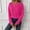 Hot Pink #019, variant on Henley Shirts for Women Waffle Knit Long Sleeve Shirts Casual Ribbed Tops | Henley Neck, Ribbed Knit, Lightweight Layering Top, Button Down, with Pockets, Vacation, 90s Fall Shirt Light Gray 2XL