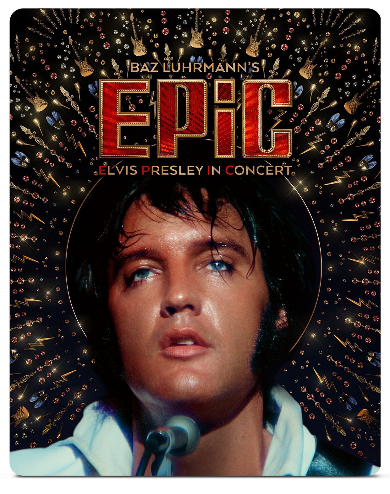 Epic: Elvis Presley In Concert (Deluxe Steelbook) (4K Ultra HD + Blu-ray) Decal - Neon, Documentary