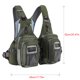 thumbnail image 4 of Chaleco de Pesca con Mosca WDOplteas Unisex Ajustable 10 Bolsillos Verde Militar, 4 of 9