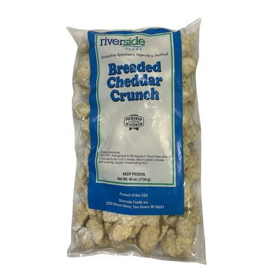 Riverside Foods Breaded Cheddar Crunch, 2.5 Pound -- 4 per case