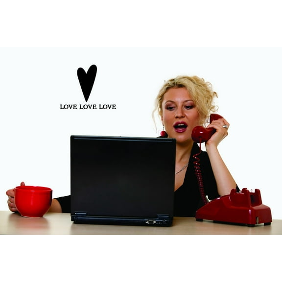 Wall Design Pieces Love Love Love Design 12x12 Inches