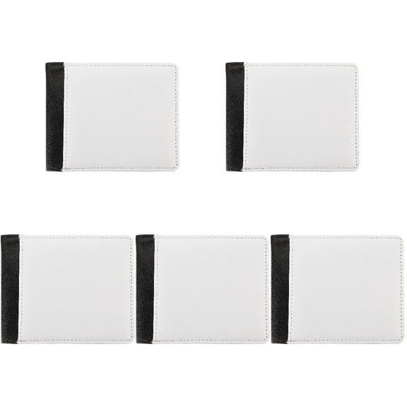 MERRYHAPY Multifunctional Blank Wallet 5Pcs for Heat Transfer and Storage