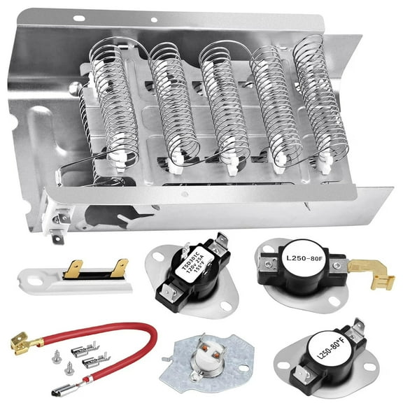 279838 Dryer Heating Element for Whirlpool Maytag Centennial Dryer Parts Kenmore 70 80 Series Model 110 Amana 3403585 NED4655EW1 W10724237 8565582 Dryer Heating Element