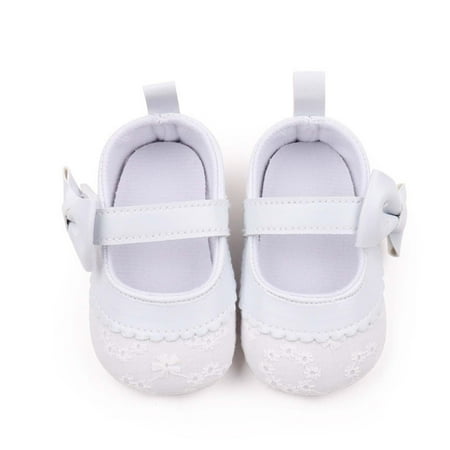 

Hipattires Baby Boys Shoes Breathable Non Slip White Fashion First Walking Girls Shoes