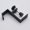Black, variant on 1/2pc Adjustable Desk Edge Hook Gaming Headset Desk Hanger Backpack Storage Hanging Hook Holder Punch-free Home Universal Hook