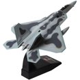 thumbnail image 3 of Modèle d'Avion de Chasse Premium 1:100 F-22 Rétro et Élégant pour les Amateurs de Collection d'Aviation, 3 of 12