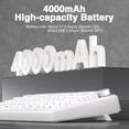 thumbnail image 3 of AULA F75 Pro Wireless Mechanical Keyboard with Knob,75% Hot Swappable Custom Gaming Keyboards,RGB Backlit,Pre-lubed Switches,Side Printed PBT Keycaps, 3 of 8