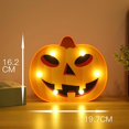 thumbnail image 3 of Halloween Pumpkin Lamp Decorative LED Lantern Pumpkin Spider Skull Lamp Outdoor Night Light, 3 of 5