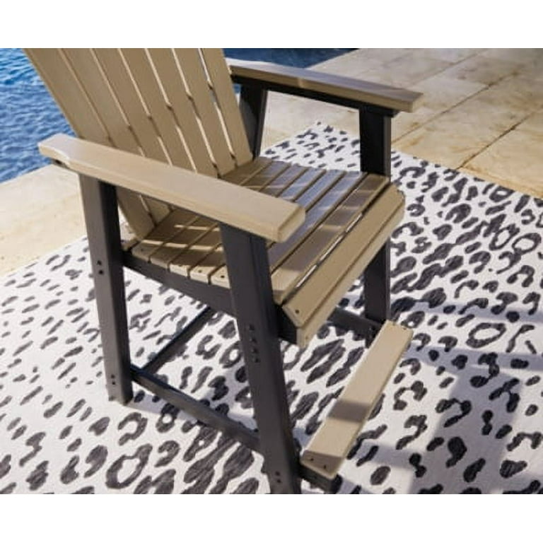 Fairen Trail Outdoor Counter Height Stool (set of 2) - Black/Driftwood Fairen Trail Outdoor Counter Height Stool (set of 2) - Black/Driftwood