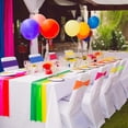thumbnail image 5 of 60 Pieces Mexican Theme Stretch Chair Sashes Dining Spandex Chair Sashes Bands with Buckle for Wedding Event Fiesta Party Favor Ceremony Reception Banquet Mardi Gras Decoration (Solid), 5 of 7