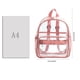 thumbnail image 3 of Mochila transparente grande de capacidad, PVC almacenamiento, para estudiantes, 3 of 5