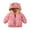 Pink, variant on Xinhuaya 1-6T Little Girl Boy Ear Hooded Puffer Coat Kid Thickness Snowsuit Jacket Outwear