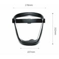 thumbnail image 3 of OUSITAI Anti-fog Full Face Shield Super Protective Head Cover Transparent Safety Mask for Unisex Adults Outdoor Activities, 3 of 5