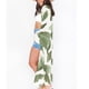 thumbnail image 5 of Kimono de Playa Con Estampado de Hojas Para Mujer, Chal, Manga 3/4, Largo, Suelto, Para Cubrir Odeerbi  ODB-6, 5 of 9