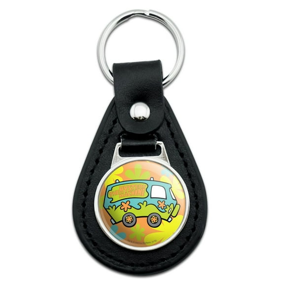 Black Leather  Scooby-Doo The Mystery Machine Keychain