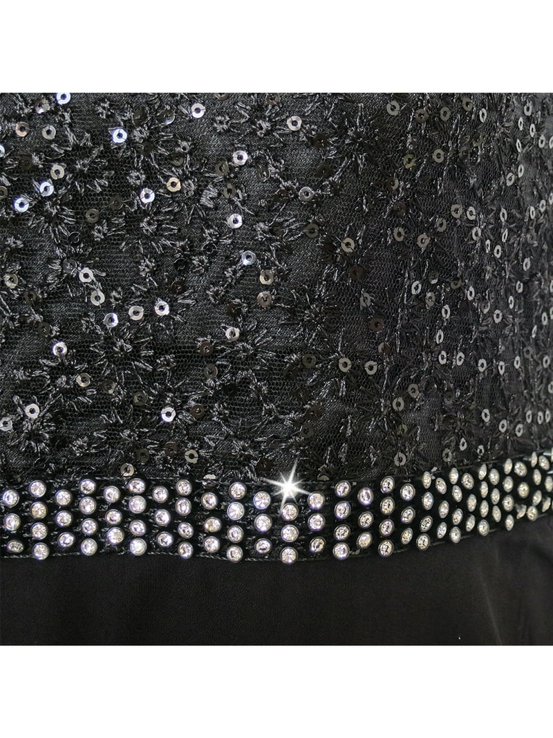 Sunny Fashion Girls' Rhinestone Chiffon Maxi Gown for Kids Party Fancy  Occasion, Bridesmaid Dance Ball Dress, Size 12 - Walmart.com