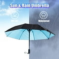 thumbnail image 6 of UV Sun Umbrella with Fan, Portable Cooling Fan Umbrella UPF 50+ Foldable Umbrella for Sun & Rain, USB Rechargeable Travel Umbrella Personal Fan for Heatstroke, Hot Days, 6 of 7