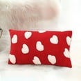 thumbnail image 4 of Tyidzon Valentines Day Decorations Throw Pillow Covers 12X20 Inch, Valentine Red Love Heart Pillow Case for Large Couch Sofa Home Inside Outside Holiday Party Decor, 4 of 6