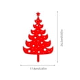 thumbnail image 3 of Holiday Garden Decoration For Christmas 1Pc With Red Tree Design And Weather-Resistant Build For Outdoor Festivities Size Not Specified Weight 0.18 Pounds, 3 of 6