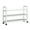 B, variant on Movable Plastic Shoe Rack with Wheels,Multi-Layer Breathable Storage Organizer for Narrow Spaces,Easy Assembly Moisture-Resistant Design for Entryway Closet,21cm Width Durable Frame