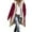 Wine, variant on Busydd Winter Coats for Women Comfy Warm Solid Color Long Jackets for Women Fashion Casual Zip up Hooded Womens Fleece Jacket with Pockets XL