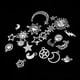 thumbnail image 4 of Creaciòn con Colgantes en Estilo Estrella-Sol para Cremallera,Collar , Llavero Sunnimix encantos de la estrella de la luna del sol, 4 of 8