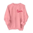 thumbnail image 5 of Kctiaxy Valentines Day Shirts Womens Crewneck Love Heart Print Sweatshirts Womens Casual Loose Comfy Hoodless Sweatshirt Fall Spring Clothes, 5 of 5