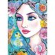 thumbnail image 1 of Diamond Painting (DB0321) 5D DIY Square Flower Girl Drawing Mosaic Art Kit 30x40cm Hugtrwg Para estrenar, 1 of 1