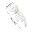 thumbnail image 2 of Dinosaur Skeleton Glow in Dark Pet Costume,Hallowee 3D Dino Pet Outfit,Realistic Dinosaur Skeleton Costume for Pet, Plush Halloween Pet Hood Outfit(Small-10Inch), 2 of 5