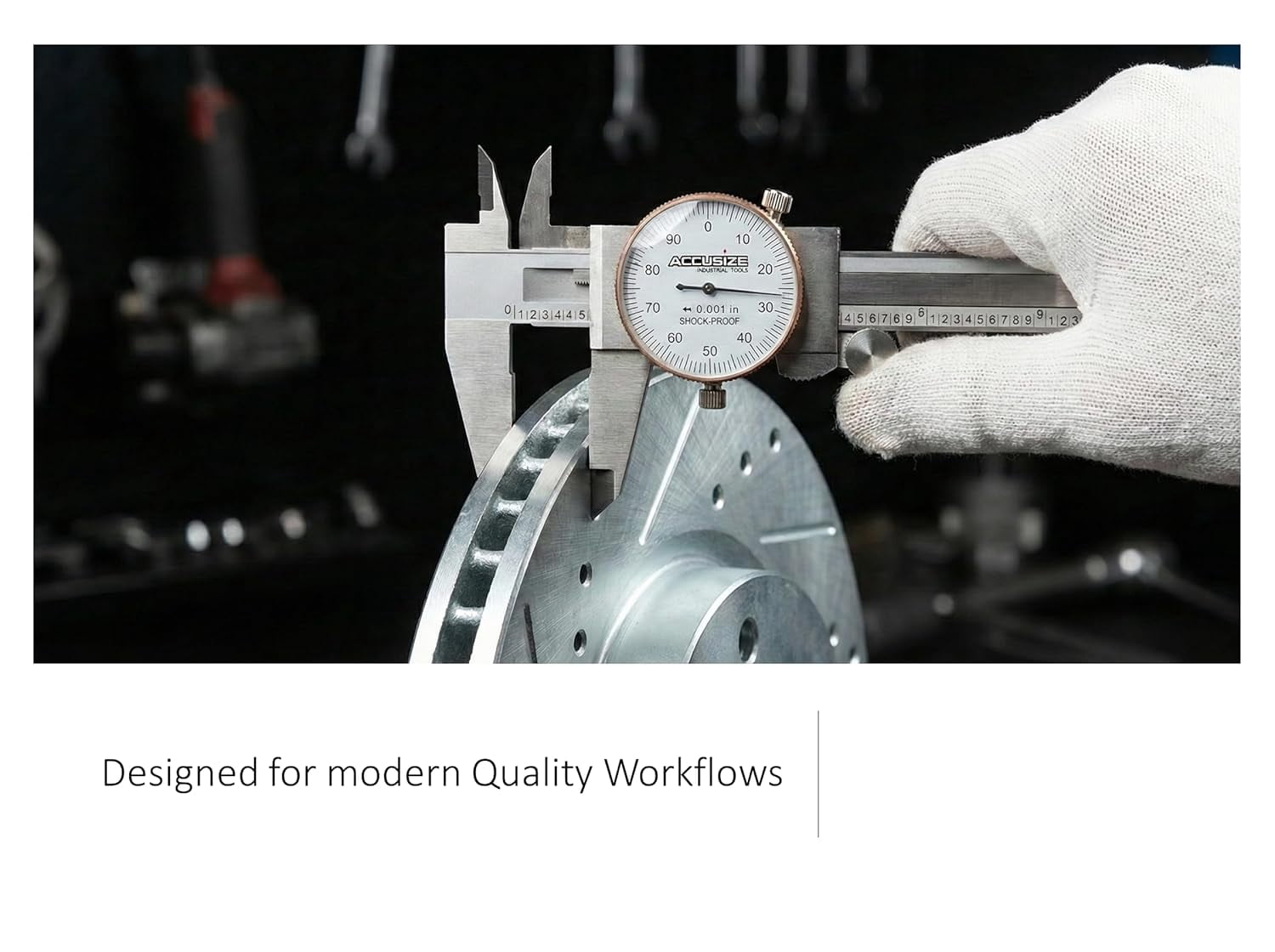 0-6 inch by 0.001 inch Precision Dial Caliper, Stainless Steel, in Fitted Box, P920-S216