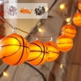 thumbnail image 3 of Sports Ball LED String Lights, Battery Operated Football Basketball Baseball Themed Night Light, 10 LED 5 Feet Hanging Decor for Birthday Party Game Room Man Cave Bar Decor, Indoor Home Decorations, 3 of 7