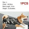 thumbnail image 2 of Hibalala 1pcs postoperative suit for dogs High elasticity Breathable dog spay/neuter suit for dogs after surgery, 2 of 5